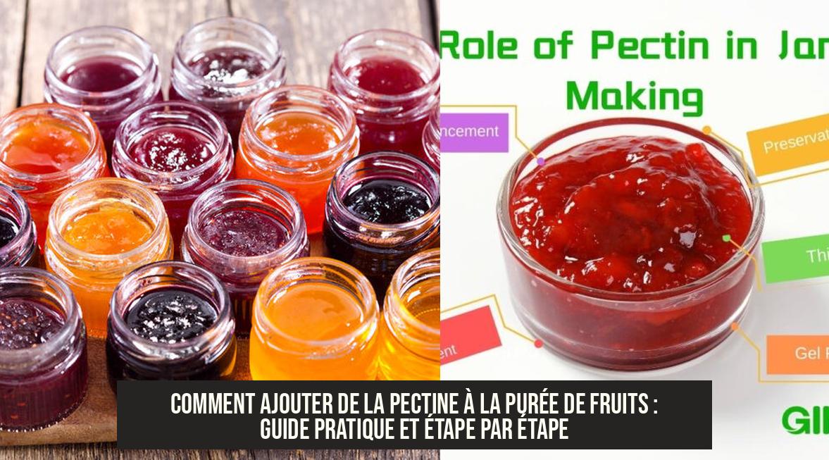 Comment Ajouter de la Pectine à la Purée de Fruits : Guide Pratique et ...