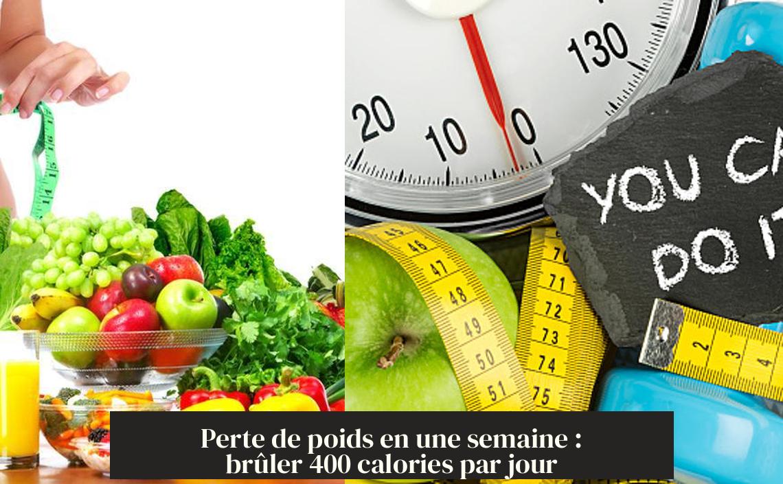 Perte de poids en une semaine : brûler 400 calories par jour | Carrée