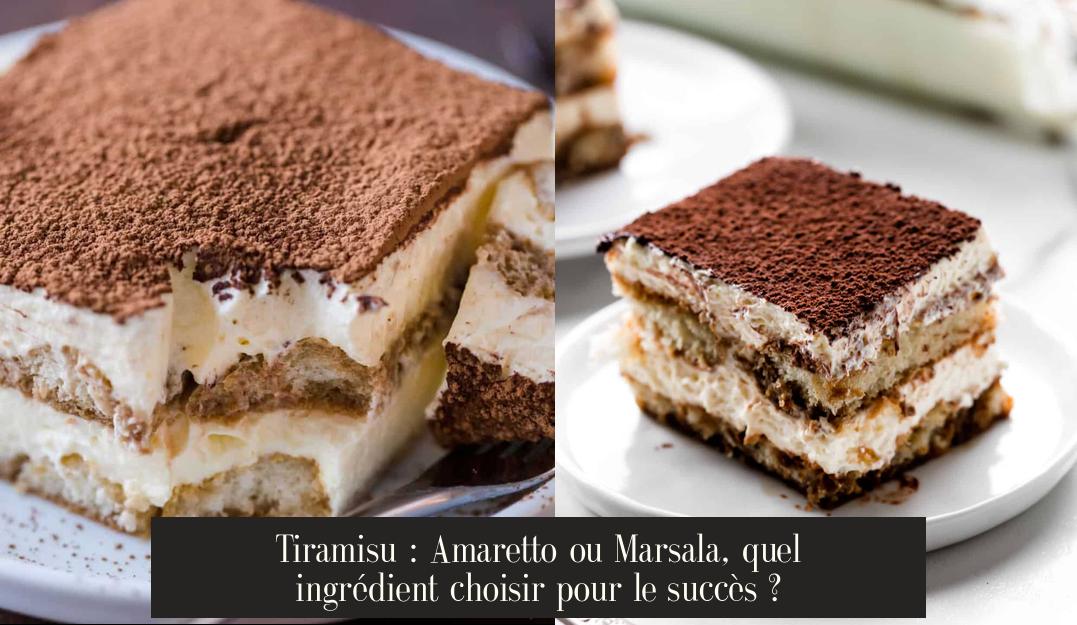 Tiramisu : Amaretto ou Marsala, quel ingrédient choisir pour le succès ... Tiramisu : Amaretto ou Marsala, quel ingrédient choisir pour le succès ...