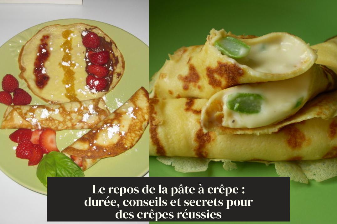 Le repos de la pâte à crêpe : durée, conseils et secrets pour des